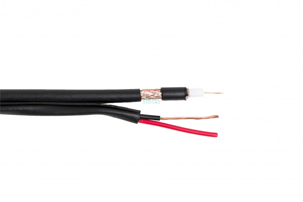 Кабель комбинированный 3C-2V+2x0.5 мм2 75 Ом, Outdoor, плоский, 200 м Кабель комбинированный 3C-2V+2x0.5 мм2 75 Ом, Outdoor, плоский, 200 м